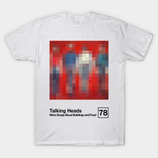 Talking Heads / Minimalist Style Graphic Artwork Design T-Shirt